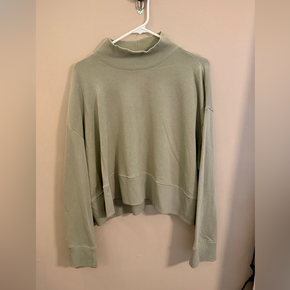 Sonoma Sage Green Ribbed Sweater